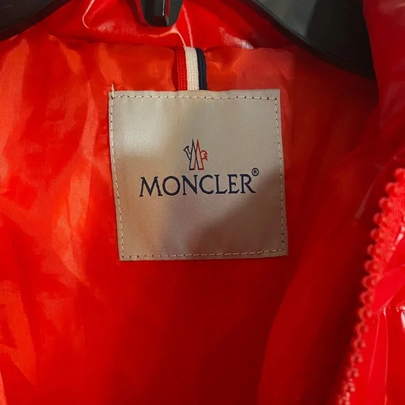 COPY Moncler  Shiny Red Puffer Jacket - Picture 2 of 5